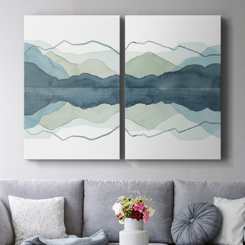 Toile tendue avec glaçons I-Premium Gallery - prêt à accrocher