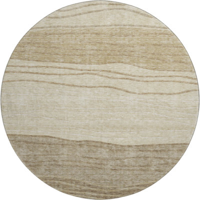 Premium Machine Washable Tweedy Beige Rug