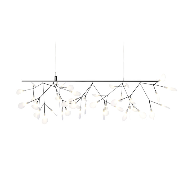Heracleum III 45 - Light LED Chandelier, Nickel