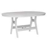 Berlin Gardens Harbor Regular With White Base 64″ Oblong Table