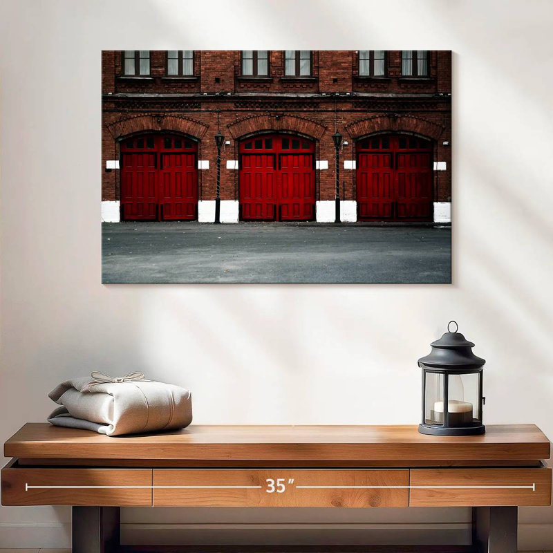 Fire Station, H 16 po x l 24 po