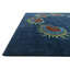 Tapis carré bleu marine Noell