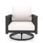 Chaise berçante d'extérieur avec coussin Sunbrella Townsend-2024388981