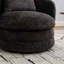 Fauteuil demi-tonneau de 30 po de style moderne 30 po avec fonction de tonneau, coussin de chenille et tissu d'ameublement rembourré