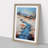Winter Landscape Expressionism No.2 - Single Picture Frame Print on Wood-4823603-4823600
