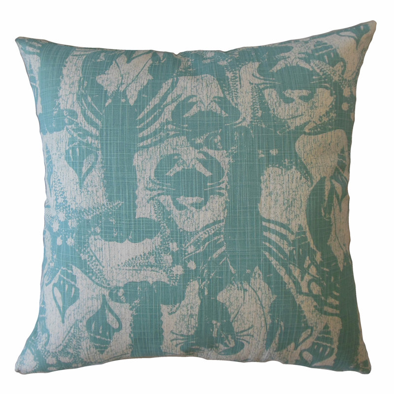 Coussin en coton Jayana, Cancun, 18 po x 18 po