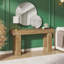 Table de canapé en bois - Console rectangulaire avec repose-pieds, bois d'ingénierie robuste, idéal pour le salon / le vestibule / le couloir-1713941937