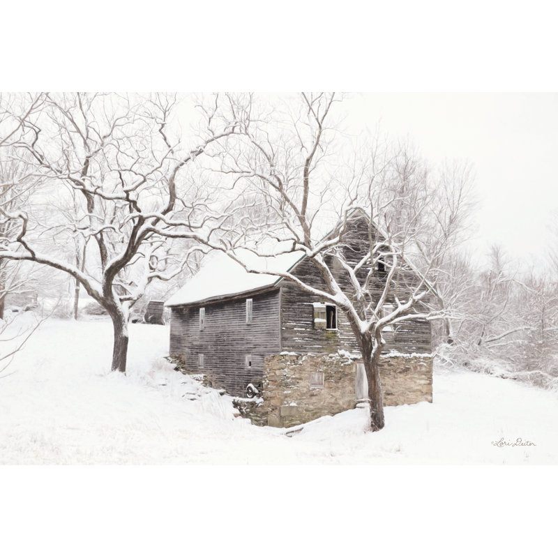 «Bare and Cold» par Lori Deiter - reproduction, H 8 po x l 12 po, Toile tendue