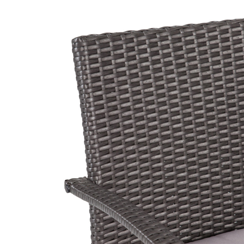 Chaise de salle à manger en osier CORDOBA KD PE [ensemble de 2 pièces]