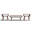 Ensemble de tables basses 3 pièces Vanwyk