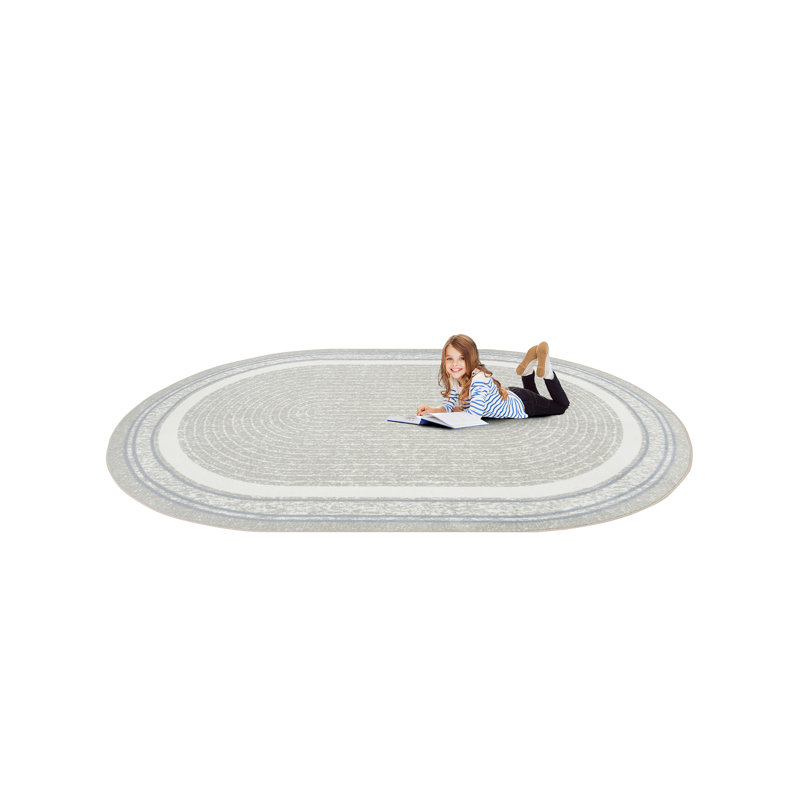 Cozy Corner Area Rug in Color Linen, Oval 3'10" x 5'4"