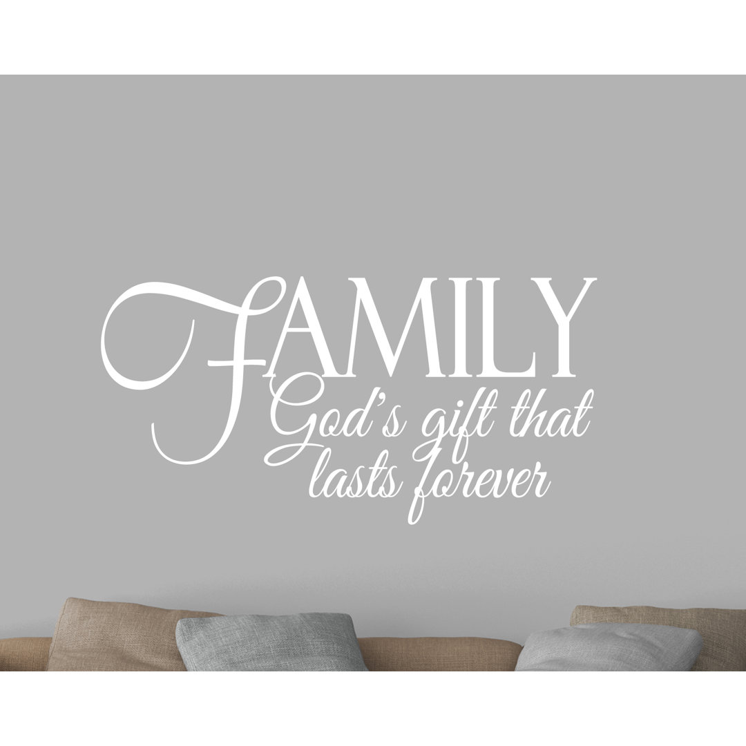 Louvre Family God's Gift Wall Decal (Set of 3) Winston Porter 