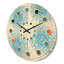 Horloge murale circulaire en bois Mid-Century-63618710