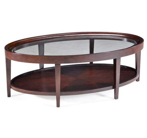 Carson Glass Top Single Coffee Table
