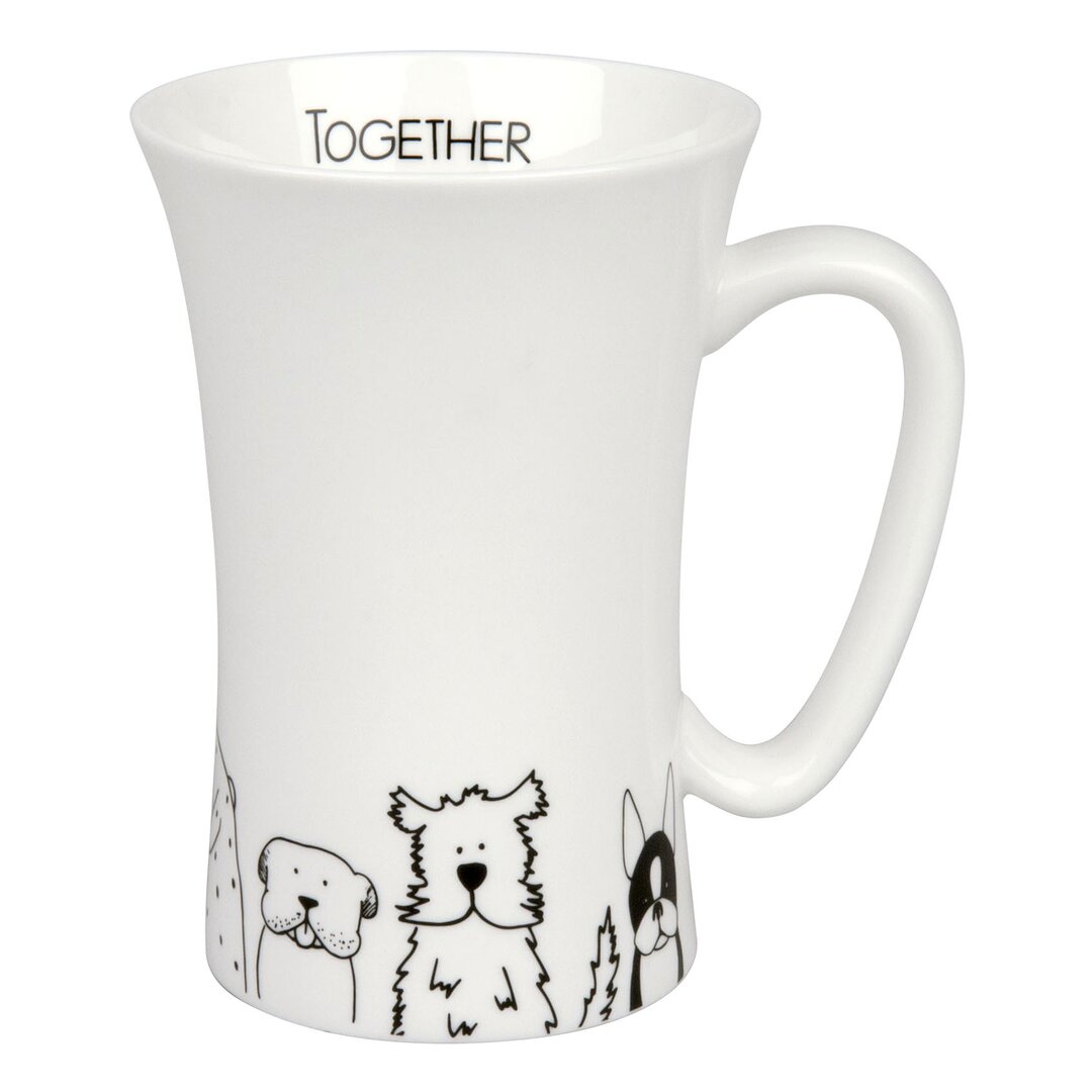 Lattebecher Funny Dogs aus Bone China