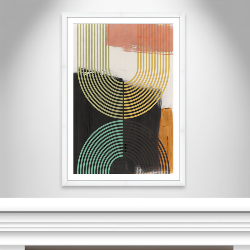 «Bolded II» par Isabelle Z, L 35 po x H 49 po, Blanc satiné, Matted Print