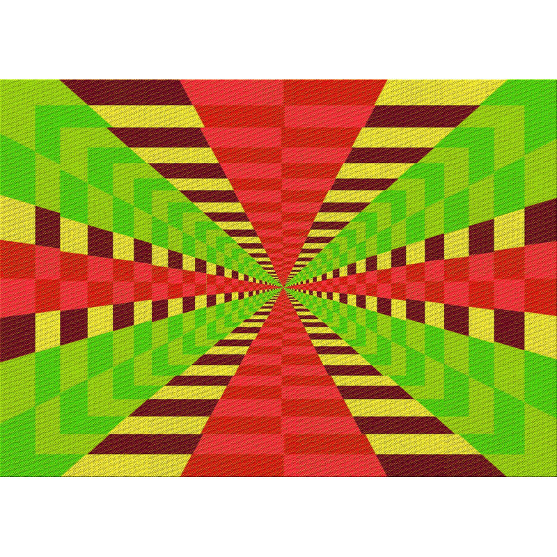 Tapis 100% à motif lavable à la machine 2989, Rectangle 8 pi x 12 pi