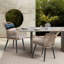Chaise de patio en rotin avec coussins-1239835766
