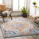 Tapis safran / bleu marine Fleeman