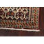 Tapis ivoire en laine noué à la main de conception unique 3 pi 1 po x 4 pi 9 po Aatreya