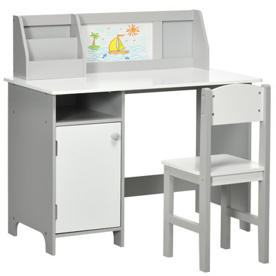 Hadiqa Kids 2 Piece Rectangular Desk Or Activity Chair and Chair Set