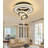 Elegant Remote Dimmable Crystal Chandelier-595641086