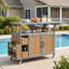 Chariot de cuisine pour l'extérieur 54,33 "Farmhouse-129165332