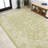 Demians Bohemian Textured Weave Floral Green/Cream Indoor/Outdoor Rug-2126073655