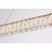 - Light Gold LED Kitchen Island Pendant-65683042