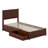 Ashante Solid Wood Storage Platform Bed with Footboard & Under Bed Drawers-1052989663-1052989660
