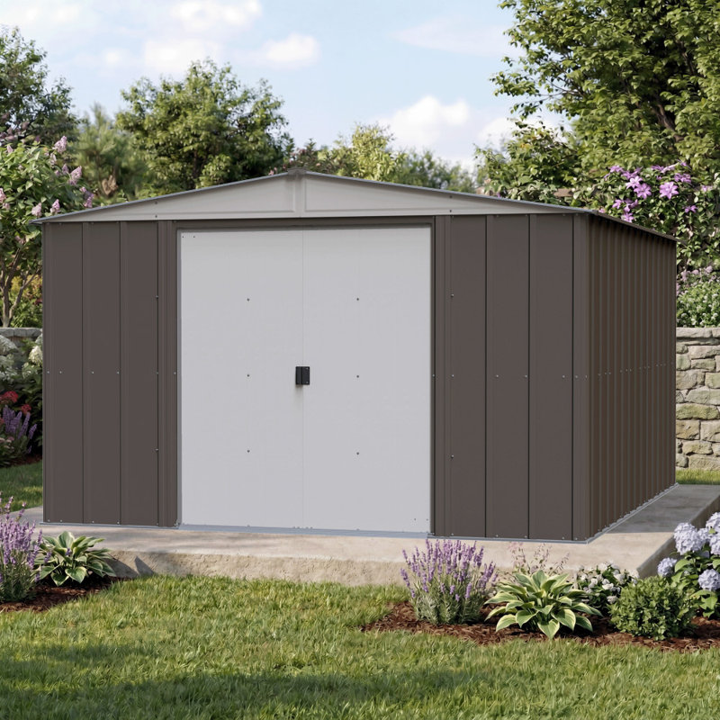 Flèche classique, café 10 x 12 / coquille d'œuf, Brown, 75.88" H x 123.25" W x 145.75" D