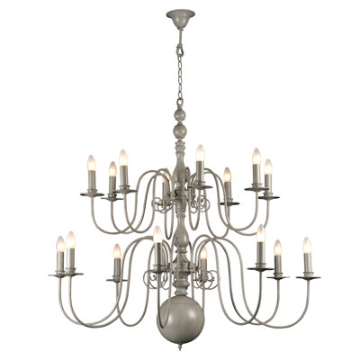 Aubervilliers 16 - Light Candle Style Chandelier