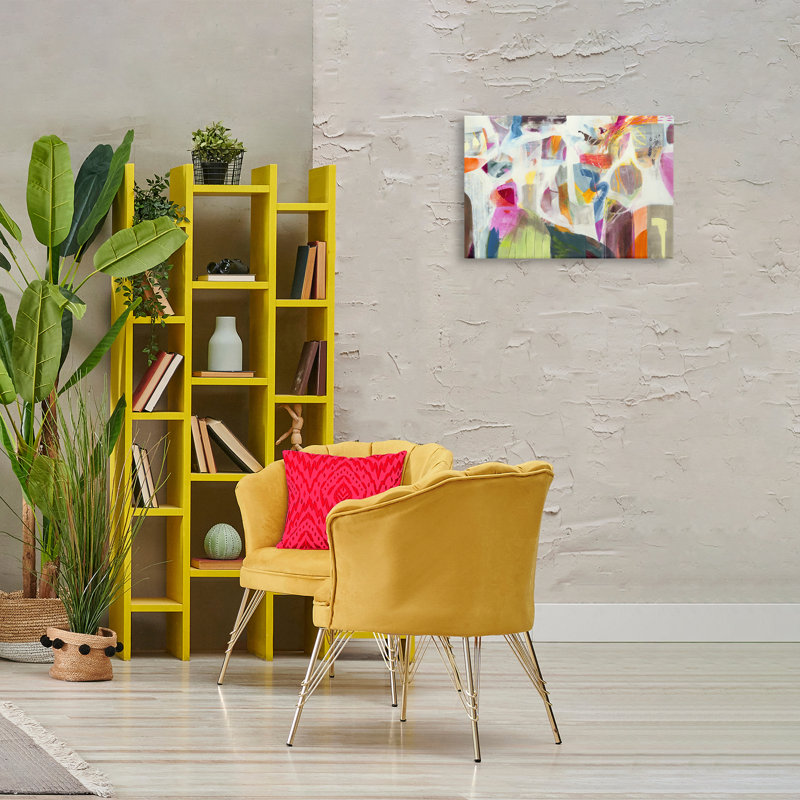 Toile Eclectic Energetic Expression, conception de Jill Martin, H 16 po x l 24 po