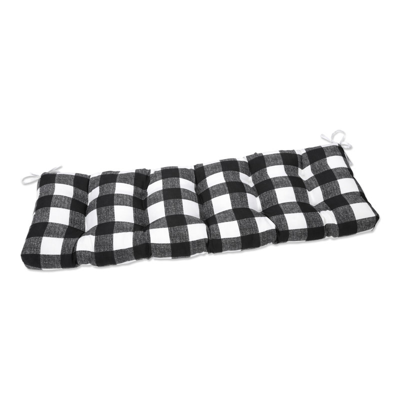 Coussin de siège intérieur / extérieur Lylah, Noir, L 60 po