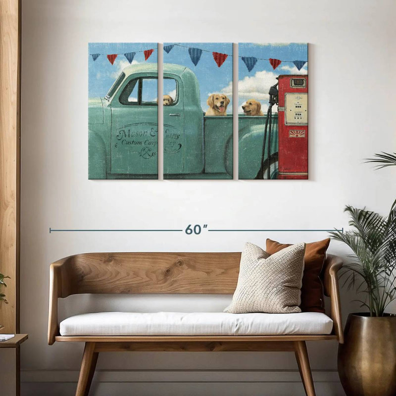 Ketti Lets Go For A Ride, 28" H x 45" W