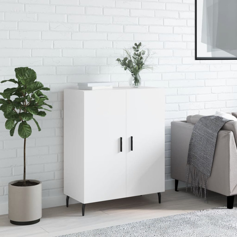 Marelda 2 - Door Rectangle Accent Cabinet, White