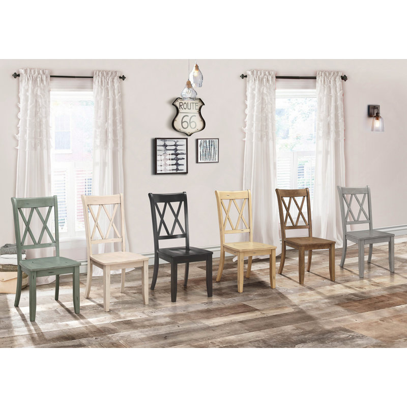Ensemble de 2 chaises d'appoint Casual, Brun