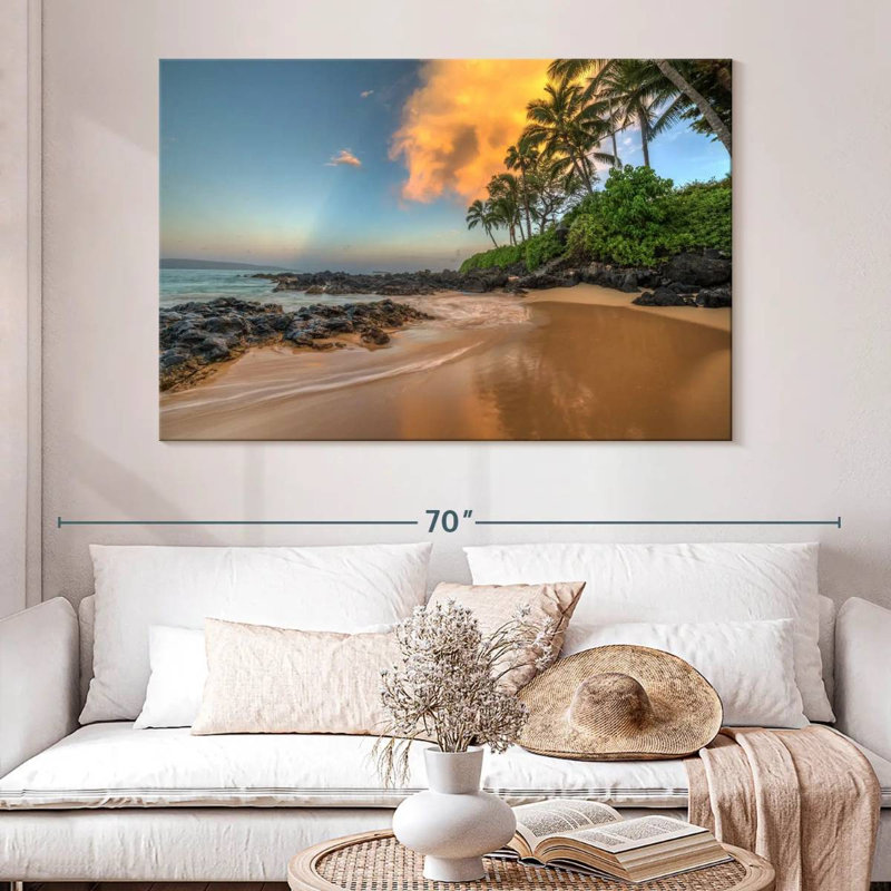 Senne Secret Cove Sunrise, H 34 po x l 51 po