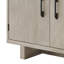 Buffet console Hagy, bois brun naturel, 2 portes, 60 po