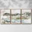Snowcappé Mountain Study II - 3 pièces, reproduction sur toile-480533036-480533039