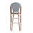 Indoor/Outdoor All-Weather Commercial Paris Chairs with Bamboo Print Frame-130346795-130346788
