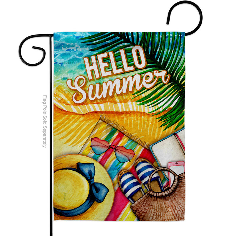 Double Sided 18.5'' H x 13'' W Polyester Garden Flag