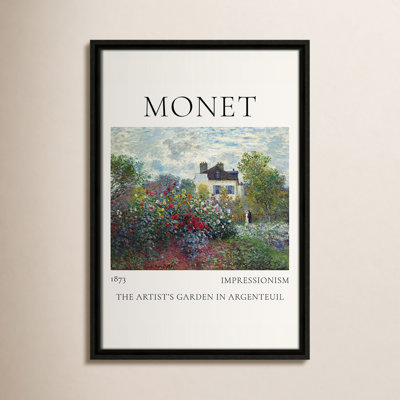 Old Masters Collection "Artists Garden in Argenteuil" Print