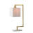 9X14.3X25.2" Metal Table Lamp