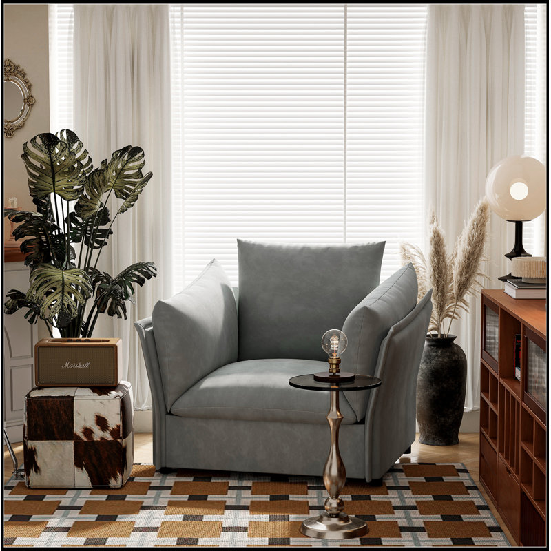 Fauteuil surdimensionné confortable pour diverses pièces au design élégant