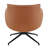 Krishaang Faux Leather Swivel Armchair-439816683