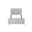 Lit double moderne de style moderne avec tête de lit élégante pour matériaux décoratifs