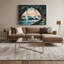 «Hawaiian Natural Arches», art mural sur toile grise-1361560650
