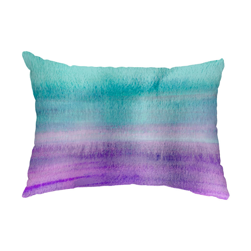  Housse et insert pour coussin d'extérieur peint Painted Sunset, Violet