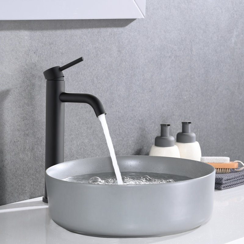 Robinet de salle de bain vasque, Noir mat
